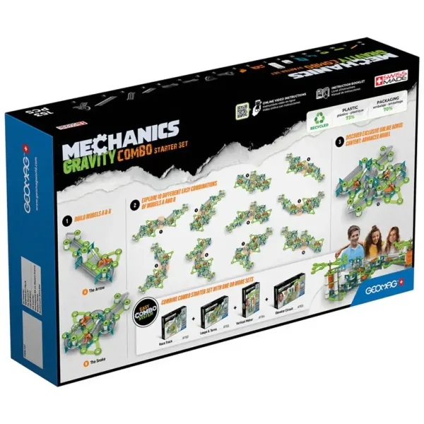 Geomag: Mechanics Gravity Recycled Začetni set 153 kosov slika 2