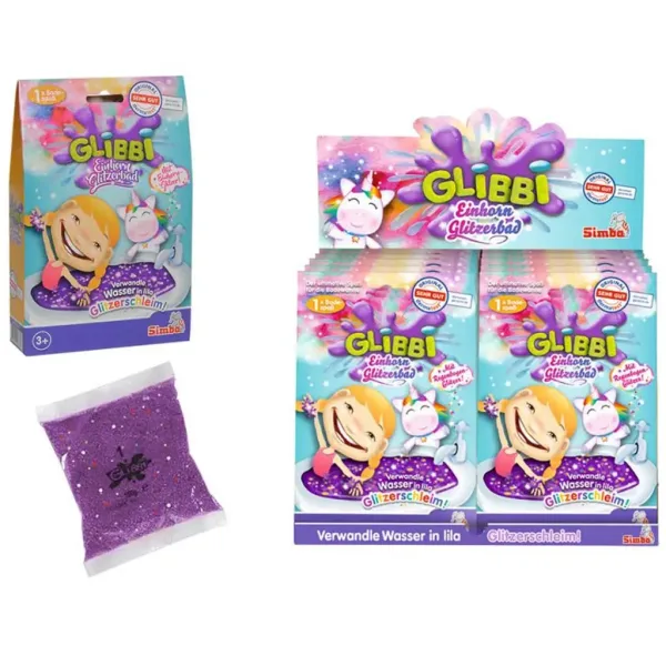 Glibbi: Bleščeči enorogov slime kopelni gel - Simba igrače slika 2