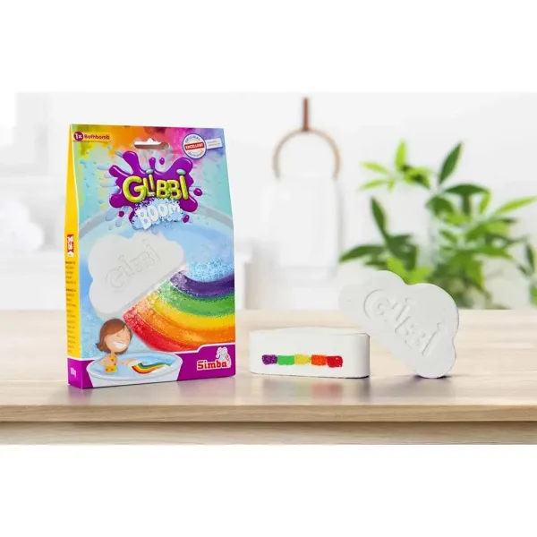 Glibbi Boom: kopel bomba v obliki oblaka z mavričnimi barvami - Simba igrače slika 5