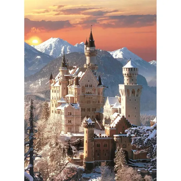 Grad Neuschwanstein sestavljanka 1500 kosov HQC, 59,5x84,5cm - Clementoni slika 2