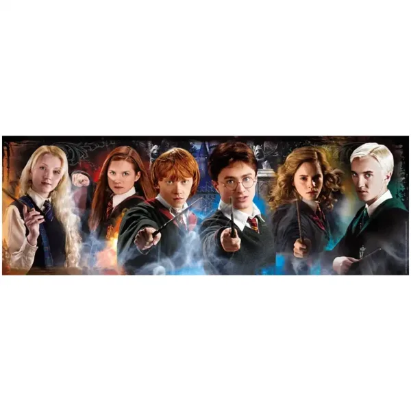 Harry Potter - Dedovanje Hogwartsa 1000-delna panoramska sestavljanka s posterjem - Clementoni slika 2