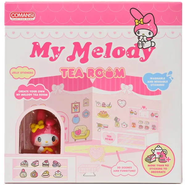 Hello Kitty: My Melody Čajna soba figura s hiško za lepljenje nalepk - Comansi slika 2