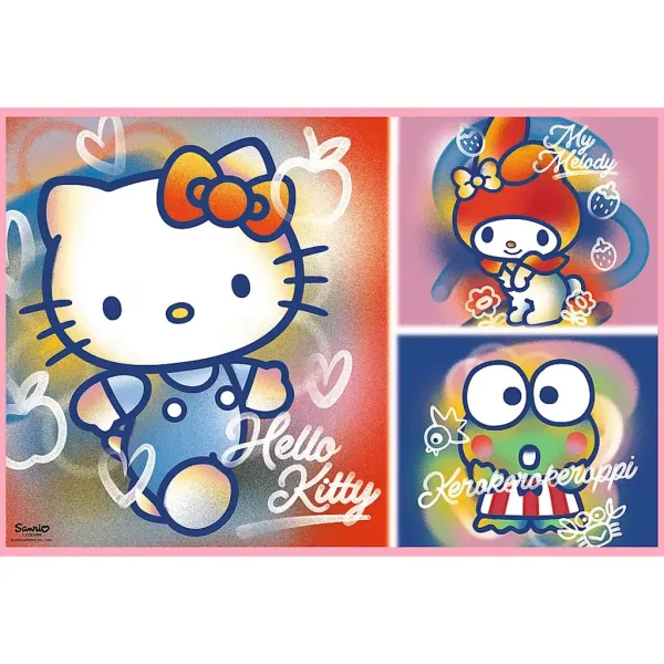 Hello Kitty in prijatelji 2x200-delna sestavljanka - Trefl slika 2