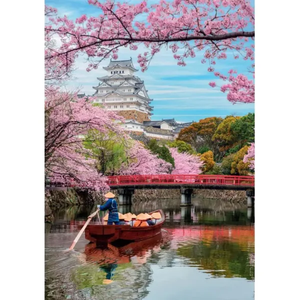 Himeji grad spomladi 1000-delna HQC sestavljanka - Clementoni slika 2