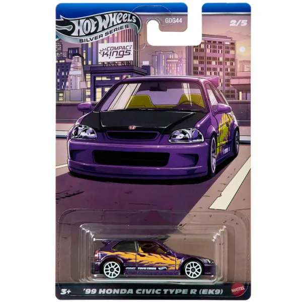 Hot Wheels: ’99 Honda Civic Type R (EK9) klasični mali avtomobilček 1/64 - Mattel slika 1