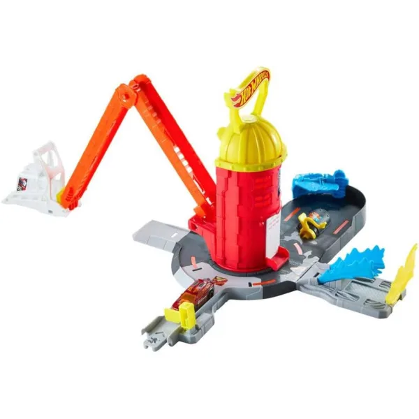 Hot Wheels: Gasilski stolp dirkalni set – Mattel slika 3
