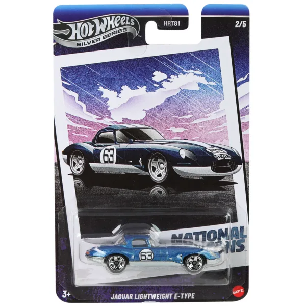 Hot Wheels: Vintage Jaguar Lightweight E‑Type avtomobilček 1/64 – Mattel slika 1