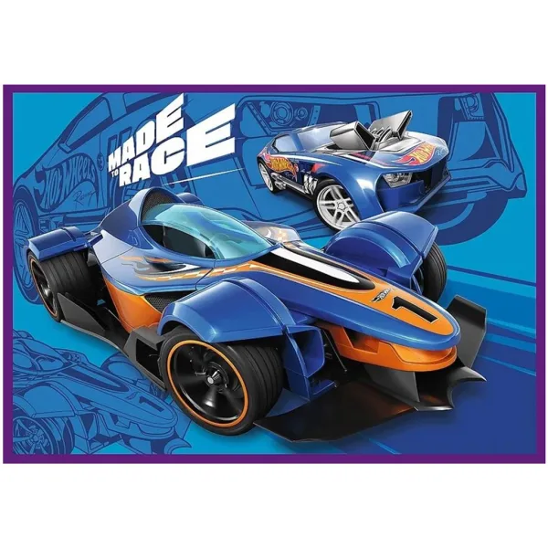 Hot Wheels dirkalni avtomobili, komplet 4 sestavljank po 250 kosov - Trefl slika 2