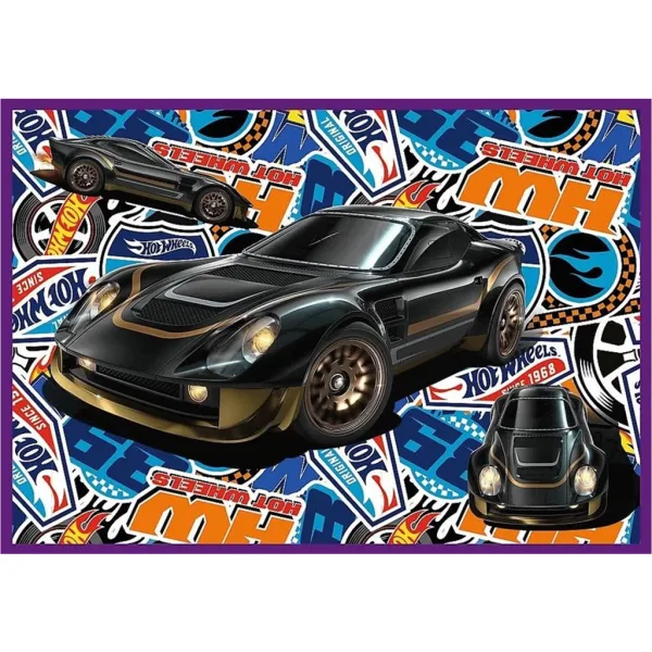 Hot Wheels dirkalni avtomobili, komplet 4 sestavljank po 250 kosov - Trefl slika 5