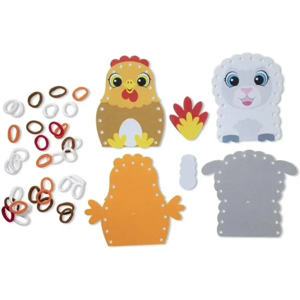 Hurkold! Kmetijska žival bábkészítő kreativni igračni set - Melissa & Doug slika 5