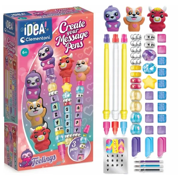 Idea! Občutki — komplet pisal za pisanje sporočil - Clementoni slika 2