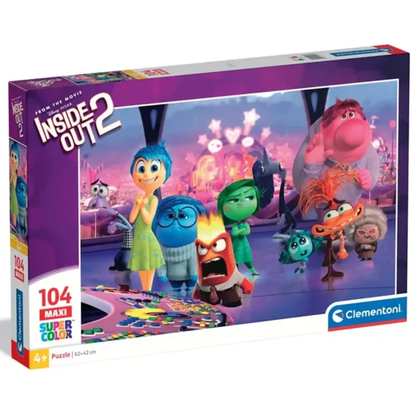Inside Out 2 104-delna maxi supercolor sestavljanka - Clementoni slika 1