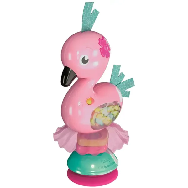 Interaktivni ropotuljica flamingo s svetlobo in zvokom - Clementoni slika 2