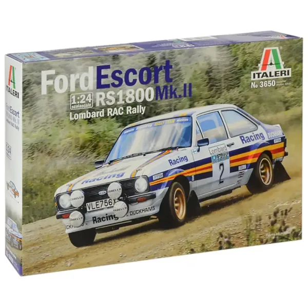 Italeri 1/24 Ford Escort RS1800 Mk.II Rally avtomobilski model slika 1