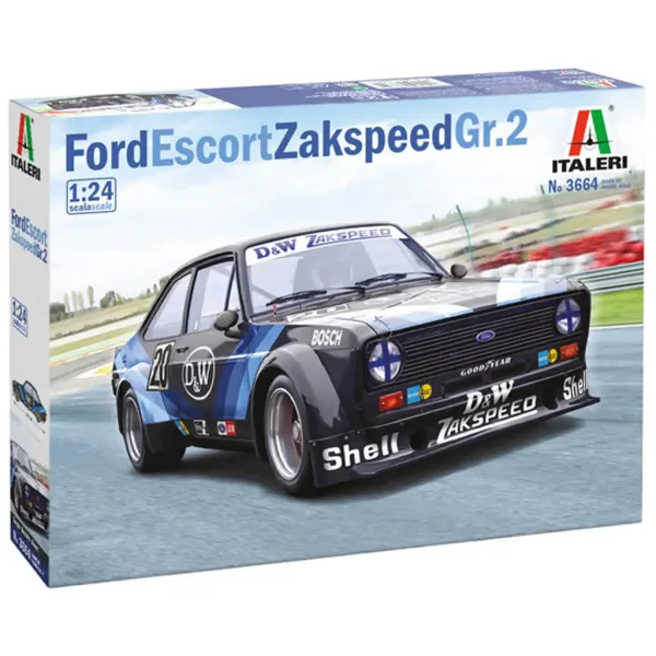 Italeri 1/24 Ford Escort Zakspeed Gr.2 avtomobilski model slika 1