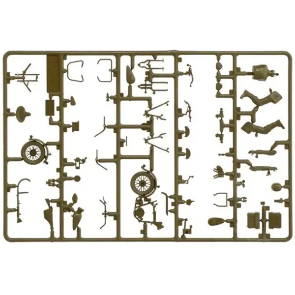 Italeri 1/35 ameriški motocikli 2 vojaška motorna kolesa maketa slika 2