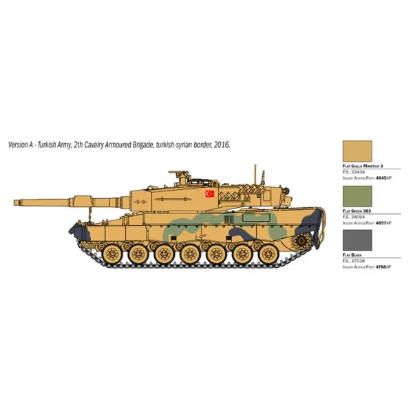 Italeri 1/35 maketa tanka Leopard 2A4 slika 3