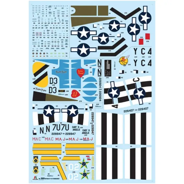 Italeri 1/48 P-47D Thunderbolt letalski model slika 2