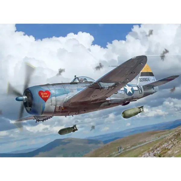 Italeri 1/48 P-47D Thunderbolt letalski model slika 9