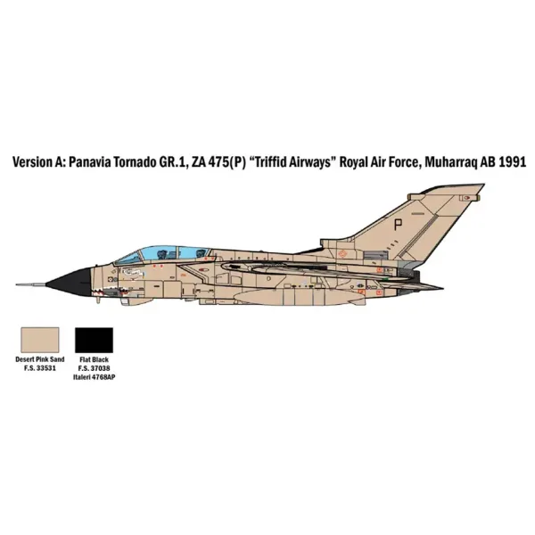 Italeri 1/48 Tornado GR.1/IDS letalski model slika 3