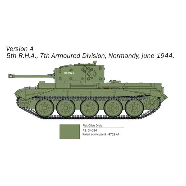 Italeri 1/56 Cromwell Mk. IV tank maketa slika 3