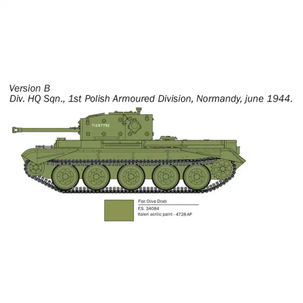 Italeri 1/56 Cromwell Mk. IV tank maketa slika 4