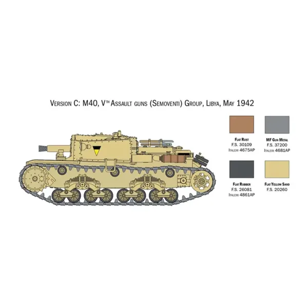 Italeri 1/56 italijanski tanki & Semoventi tank maketa slika 4