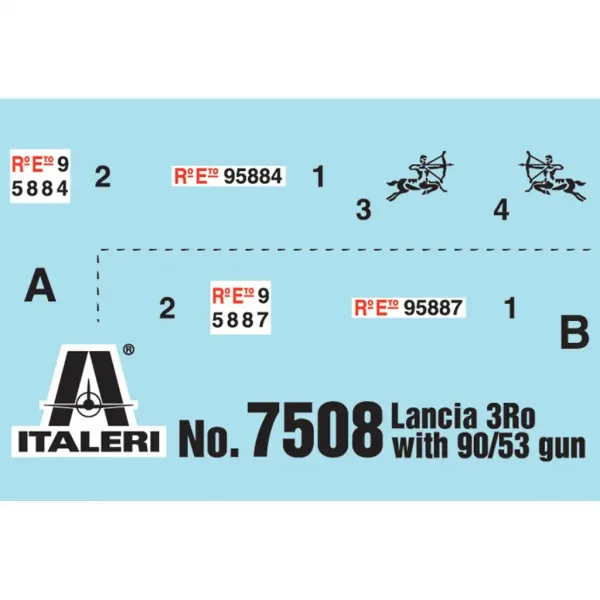 Italeri 1/72 Autocannone 3RO protiletalski top z 8 figurami maketni set slika 2