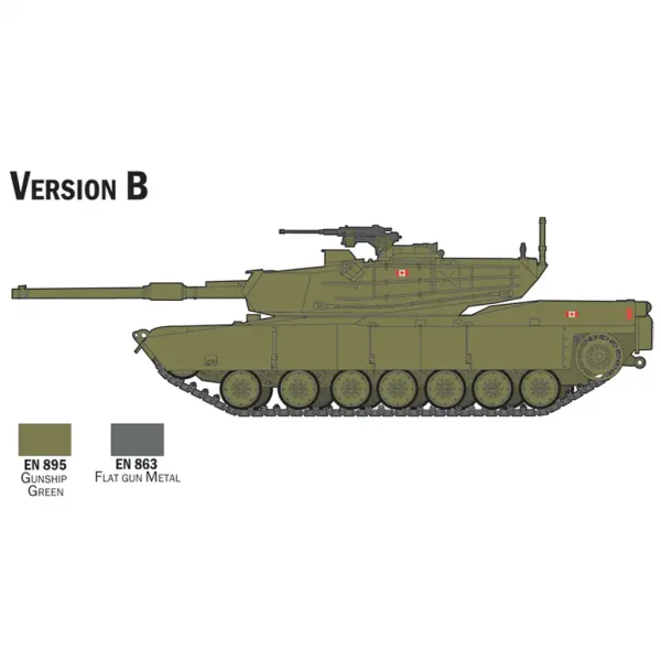 Italeri 1/72 M1 Abrams tank maketa set slika 4