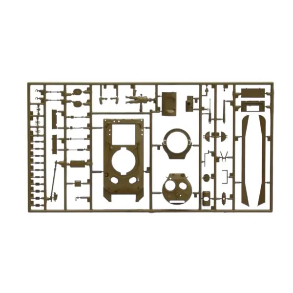 Italeri 1/72 M4A1 Sherman tank maketa slika 3