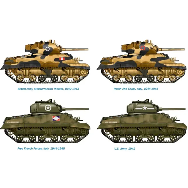 Italeri 1/72 M4A2 Sherman III tank 2-delni komplet maket slika 3