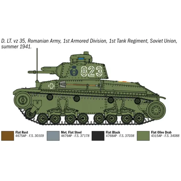 Italeri 1/72 Pz. Kpfw. 35(t) tank maketa slika 6