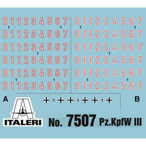 Italeri 1/72 Pz.Kpfw. III Ausf. J tank 2-delni komplet maketov slika 2