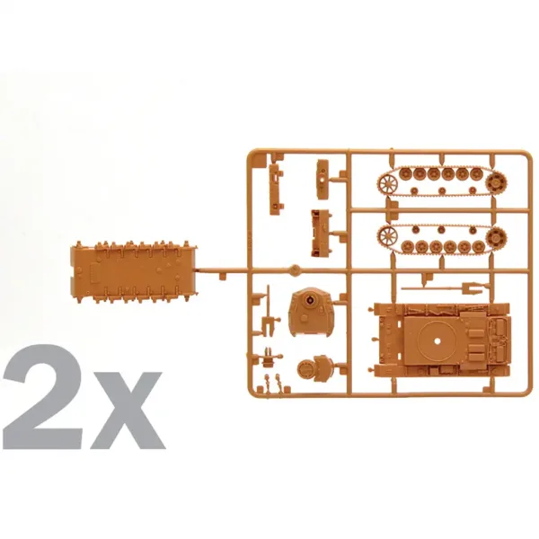 Italeri 1/72 Pz.Kpfw. III Ausf. J tank 2-delni komplet maketov slika 4