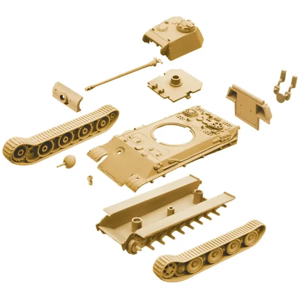 Italeri 1/72 Pz. Kpfw. V Panther Ausf. G Panther tank 2-delni komplet maket slika 3