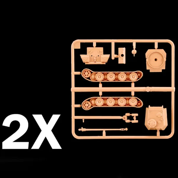 Italeri 1/72 Pz. Kpfw. V Panther Ausf. G Panther tank 2-delni komplet maket slika 5