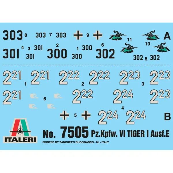 Italeri 1/72 Pz. Kpfw. VI Tiger I Ausf. E Tigris tank 2-delni maketni set slika 2