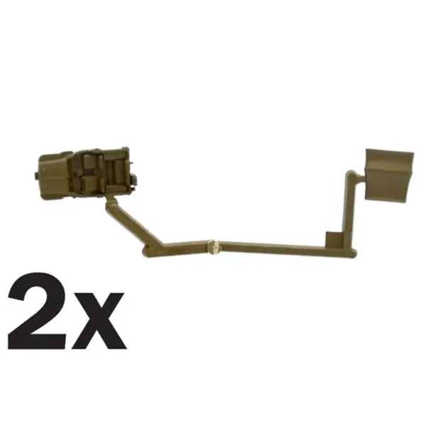 Italeri 1/72 Willys Jeep 1/4 ton 4x4 vojaška vozila 2-delni komplet maket slika 5