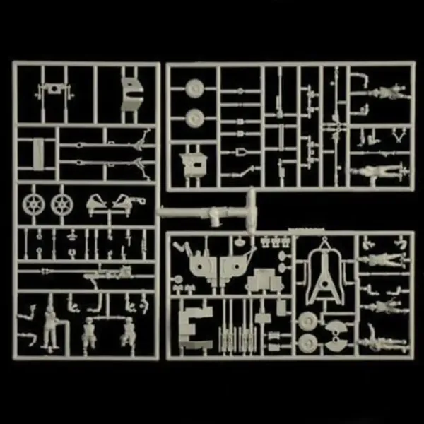 Italeri 1/72 nemški topniški komplet maket slika 2