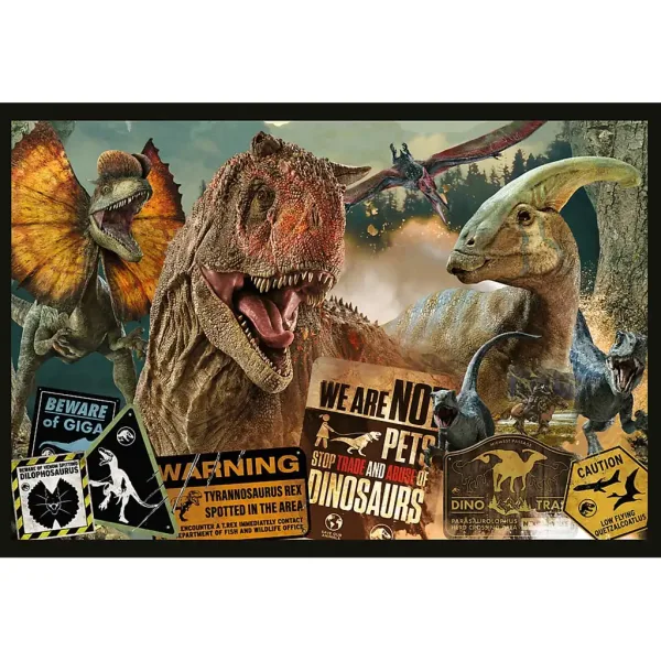 Jurassic World 2x200-delna sestavljanka - Trefl slika 2