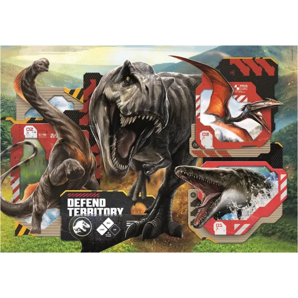 Jurassic World Maxi Super Color 24-delna sestavljanka - Clementoni slika 2