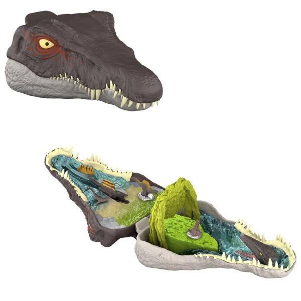 Jurassic World: Ponovno rojstvo Micro Adventures Spinosaurus mini igralni set - Mattel slika 3