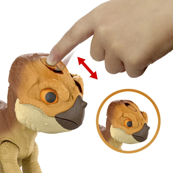 Jurski svet: Prebujenje - Aquilops Dolores interaktivna figura dinozavra - Mattel slika 3