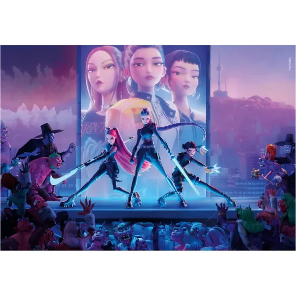 K-POP Demon Hunters kompaktna 1000-delna sestavljanka - Clementoni slika 2