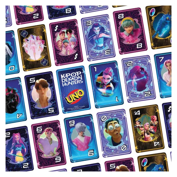 K-POP Lovci na demone UNO kartična igra - Mattel slika 5