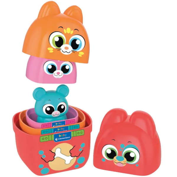 Kaj je v kompletu? Igralni set z živalskimi figuricami - Clementoni Baby slika 2
