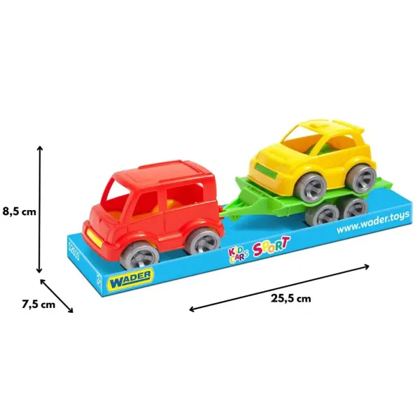 Kid Cars avtomobili s prikolico - Wader slika 4