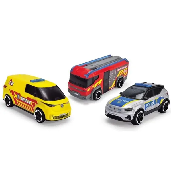 Komplet 3 reševalnih vozil - Dickie Toys slika 2