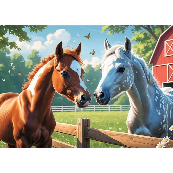 Konji na jasi, 200-delni puzzle - Trefl slika 2