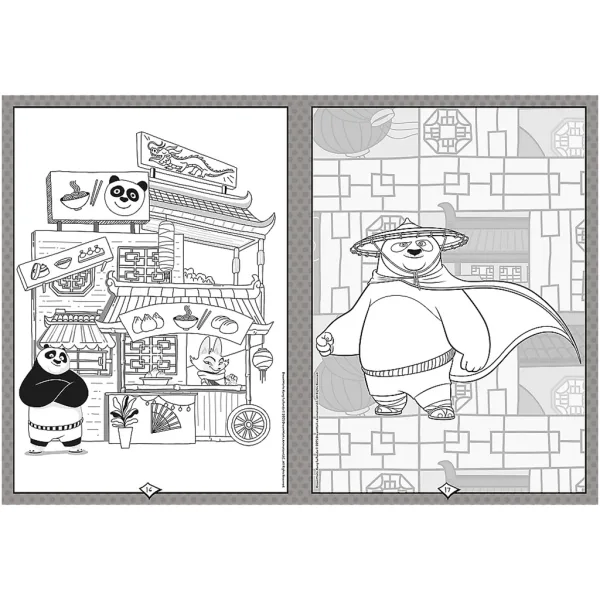 Kung Fu Panda pobarvanka - Trefl slika 3